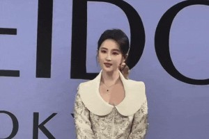刘亦菲上海资生堂活动生图曝光，比镜头前更美