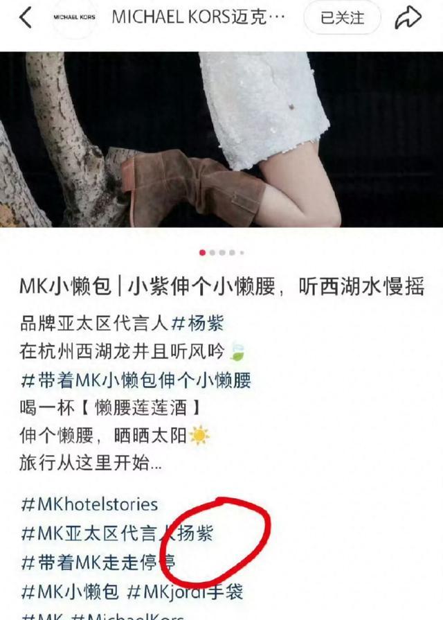 杨紫代言宣传图