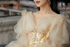 赵丽颖鎏金薄纱连衣裙穿搭指南：显瘦显高时尚秘诀